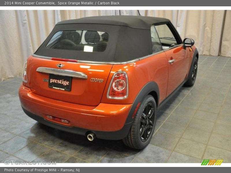 Spice Orange Metallic / Carbon Black 2014 Mini Cooper Convertible