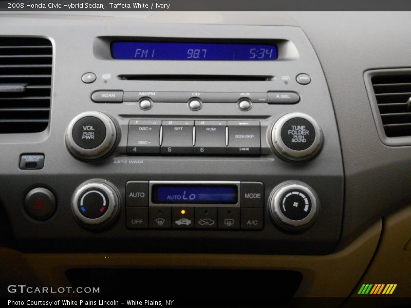 Taffeta White / Ivory 2008 Honda Civic Hybrid Sedan