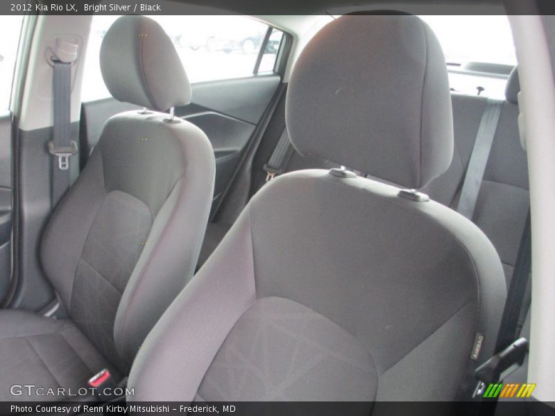 Bright Silver / Black 2012 Kia Rio LX