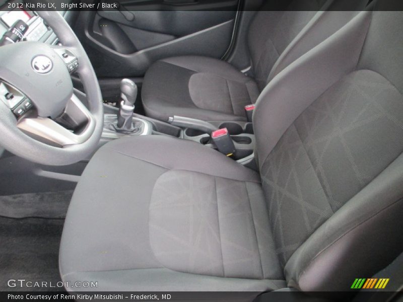 Bright Silver / Black 2012 Kia Rio LX