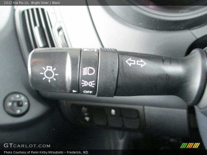 Bright Silver / Black 2012 Kia Rio LX