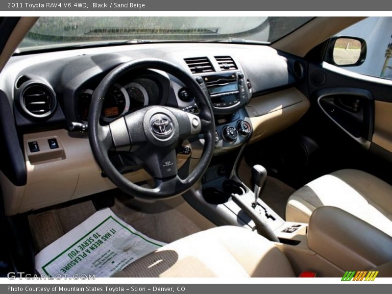 Black / Sand Beige 2011 Toyota RAV4 V6 4WD