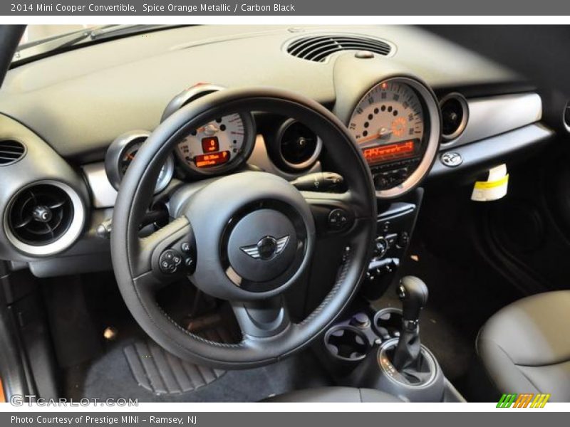 Spice Orange Metallic / Carbon Black 2014 Mini Cooper Convertible