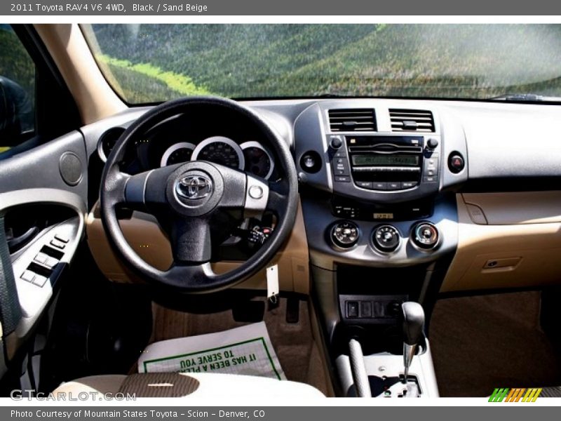 Black / Sand Beige 2011 Toyota RAV4 V6 4WD