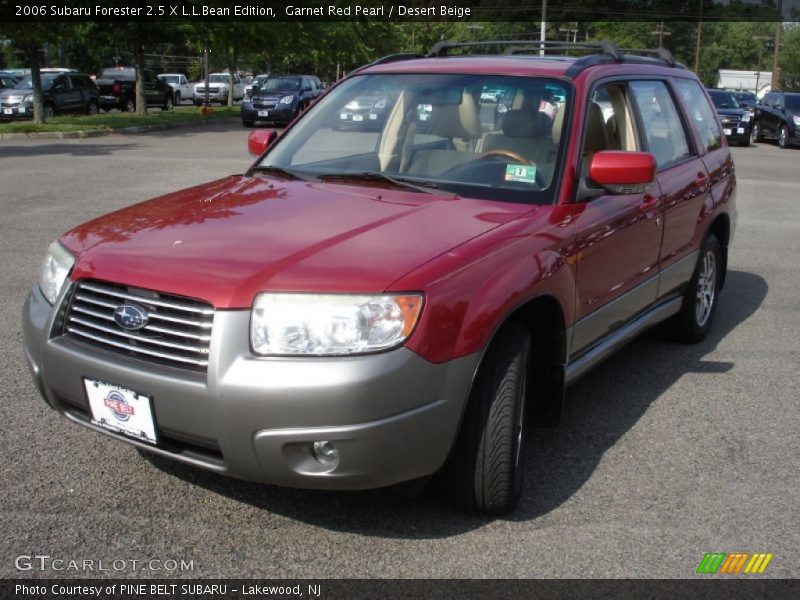Garnet Red Pearl / Desert Beige 2006 Subaru Forester 2.5 X L.L.Bean Edition