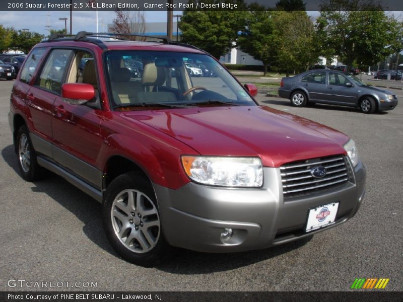 Garnet Red Pearl / Desert Beige 2006 Subaru Forester 2.5 X L.L.Bean Edition