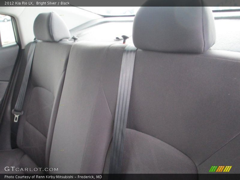 Bright Silver / Black 2012 Kia Rio LX