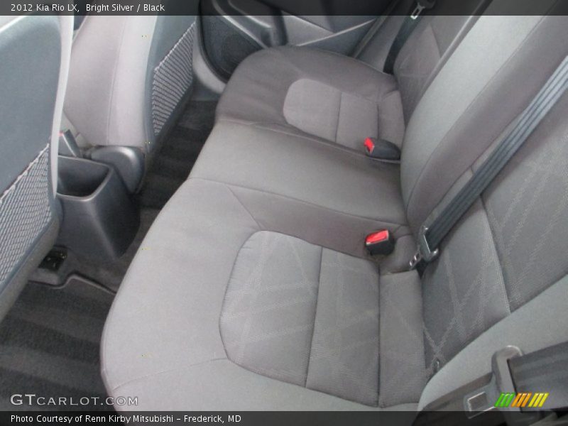 Bright Silver / Black 2012 Kia Rio LX