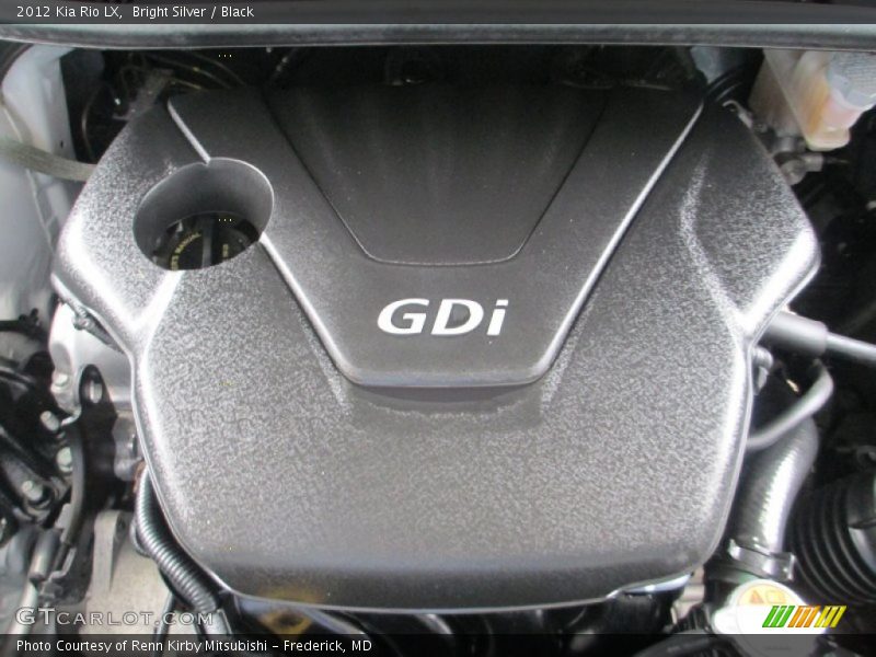 Bright Silver / Black 2012 Kia Rio LX