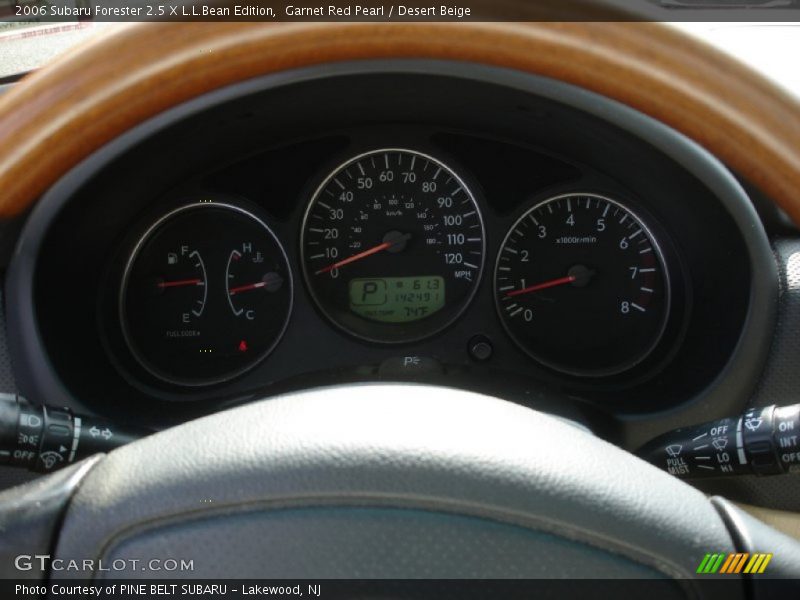Garnet Red Pearl / Desert Beige 2006 Subaru Forester 2.5 X L.L.Bean Edition