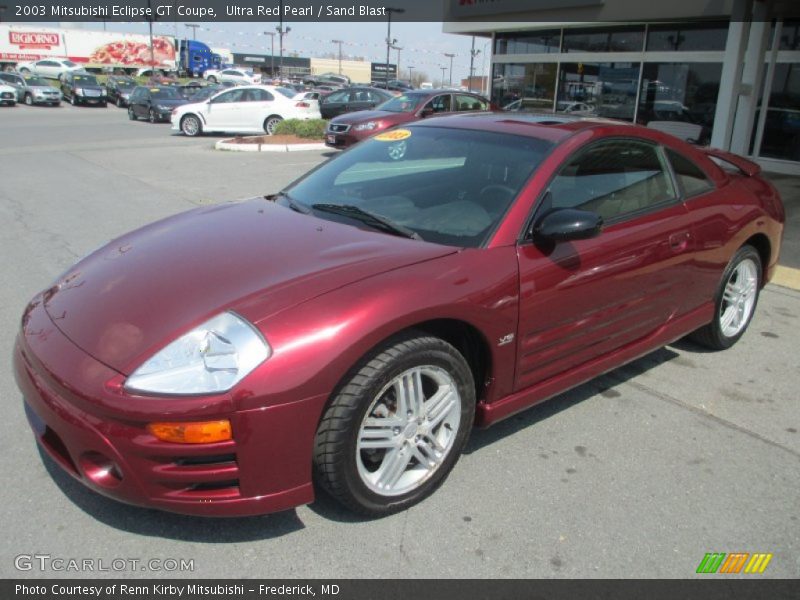 Ultra Red Pearl / Sand Blast 2003 Mitsubishi Eclipse GT Coupe