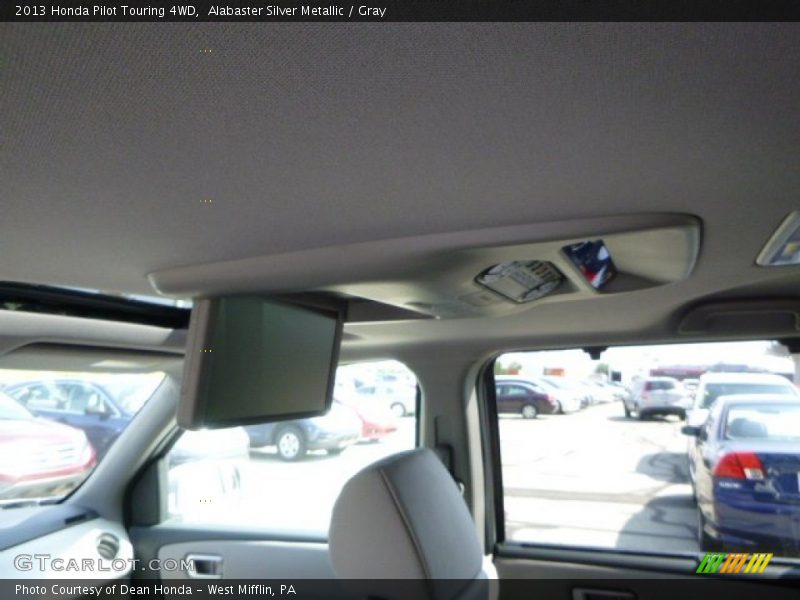 Alabaster Silver Metallic / Gray 2013 Honda Pilot Touring 4WD