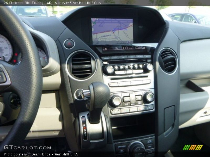 Alabaster Silver Metallic / Gray 2013 Honda Pilot Touring 4WD