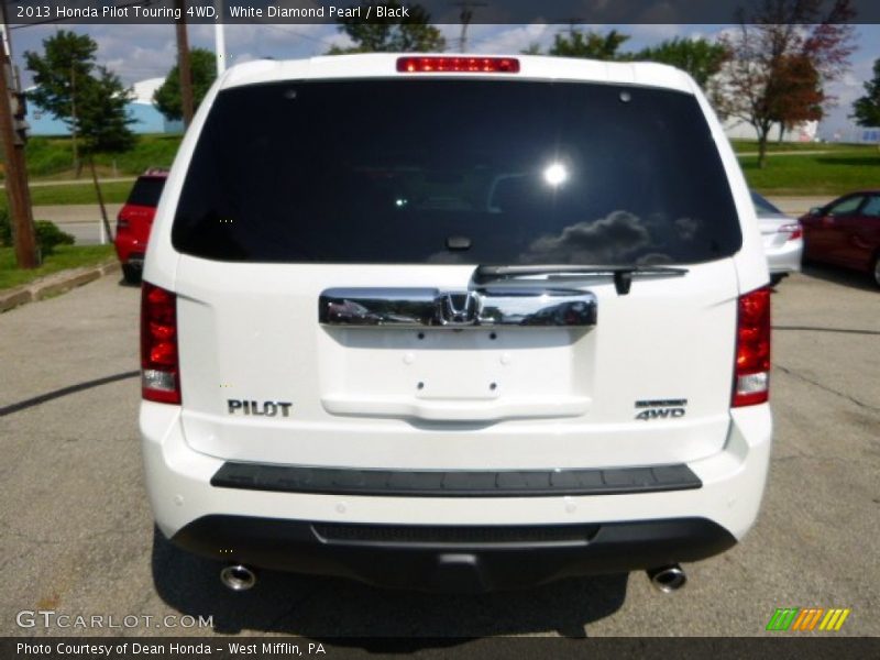 White Diamond Pearl / Black 2013 Honda Pilot Touring 4WD