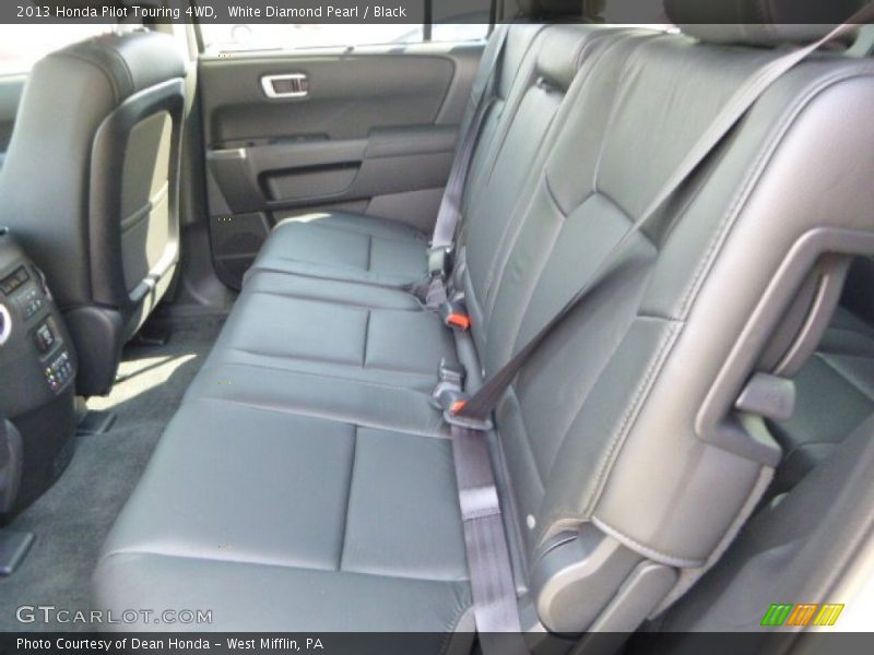 White Diamond Pearl / Black 2013 Honda Pilot Touring 4WD