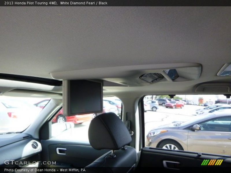 White Diamond Pearl / Black 2013 Honda Pilot Touring 4WD
