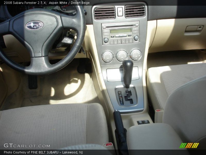 Aspen White / Desert Beige 2008 Subaru Forester 2.5 X