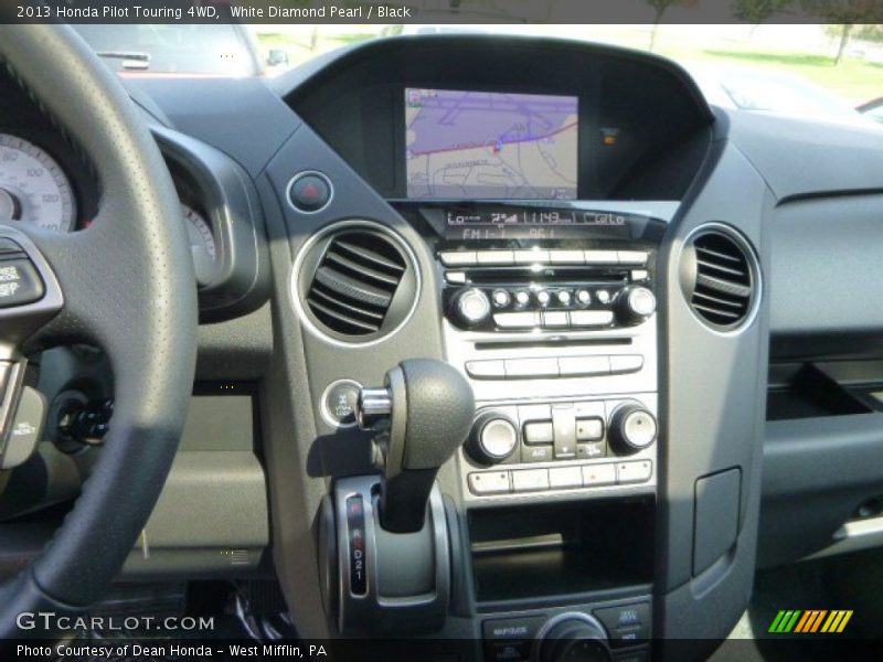 White Diamond Pearl / Black 2013 Honda Pilot Touring 4WD