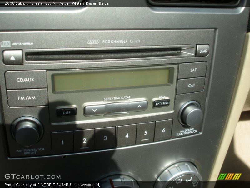 Aspen White / Desert Beige 2008 Subaru Forester 2.5 X