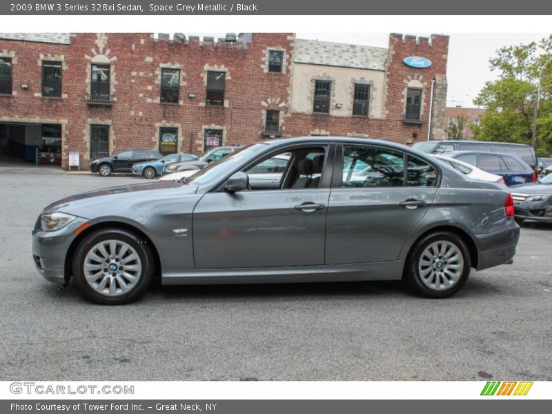 Space Grey Metallic / Black 2009 BMW 3 Series 328xi Sedan