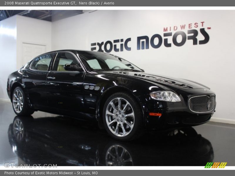 Nero (Black) / Avorio 2008 Maserati Quattroporte Executive GT