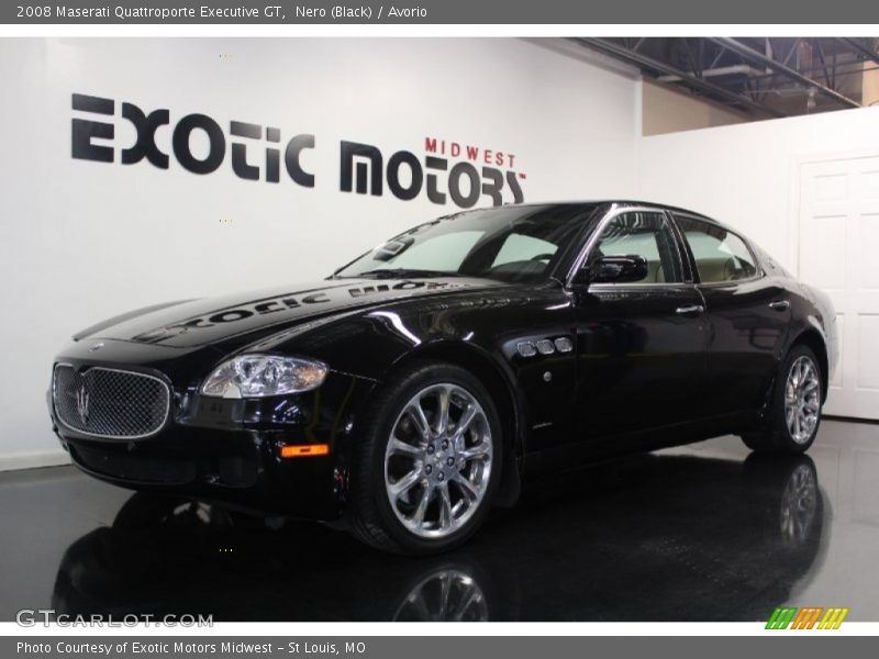 Nero (Black) / Avorio 2008 Maserati Quattroporte Executive GT