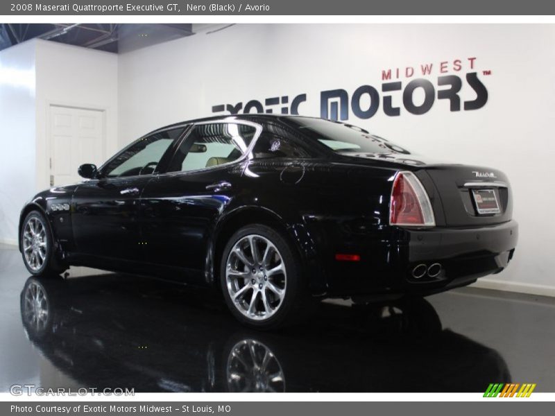 Nero (Black) / Avorio 2008 Maserati Quattroporte Executive GT