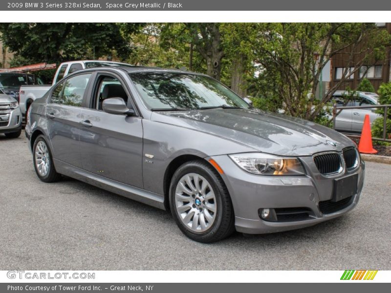 Space Grey Metallic / Black 2009 BMW 3 Series 328xi Sedan