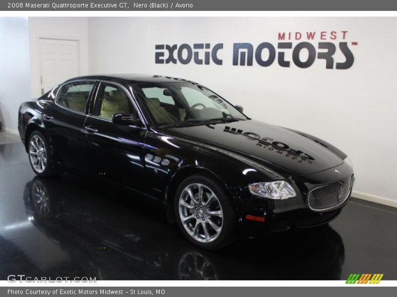 Nero (Black) / Avorio 2008 Maserati Quattroporte Executive GT