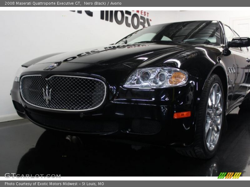 Nero (Black) / Avorio 2008 Maserati Quattroporte Executive GT