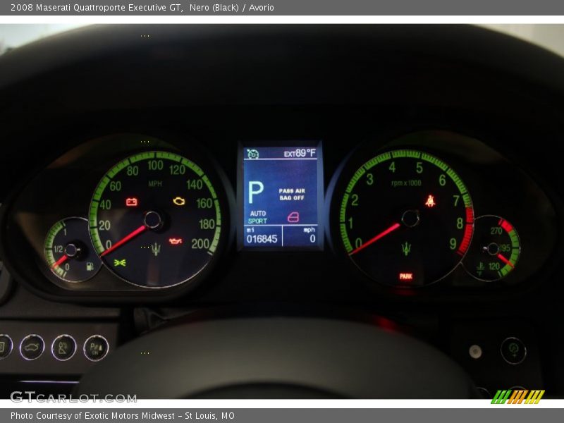  2008 Quattroporte Executive GT Executive GT Gauges