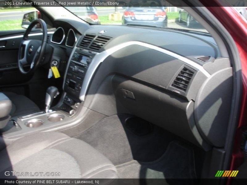 Red Jewel Metallic / Ebony/Ebony 2011 Chevrolet Traverse LT
