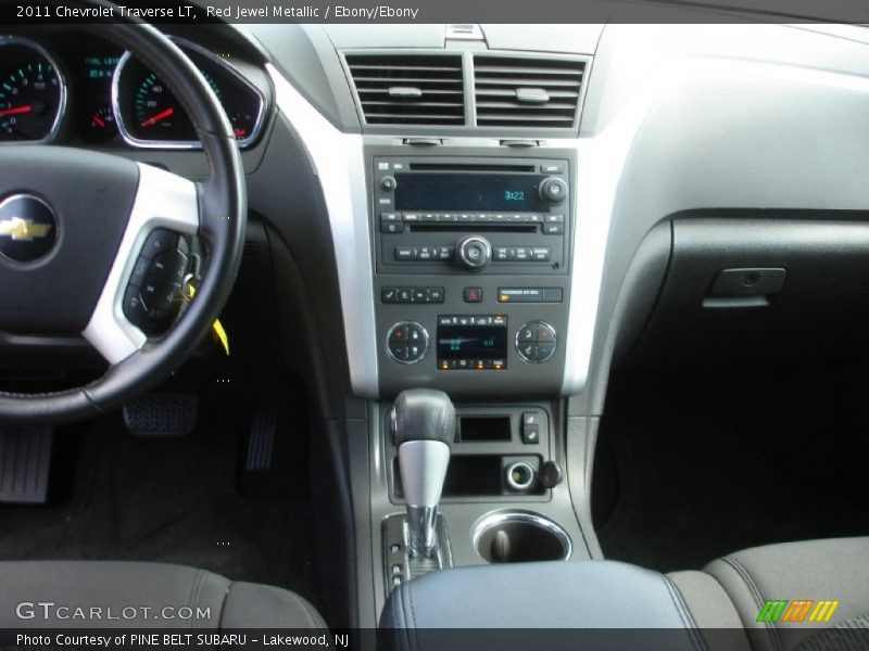 Red Jewel Metallic / Ebony/Ebony 2011 Chevrolet Traverse LT