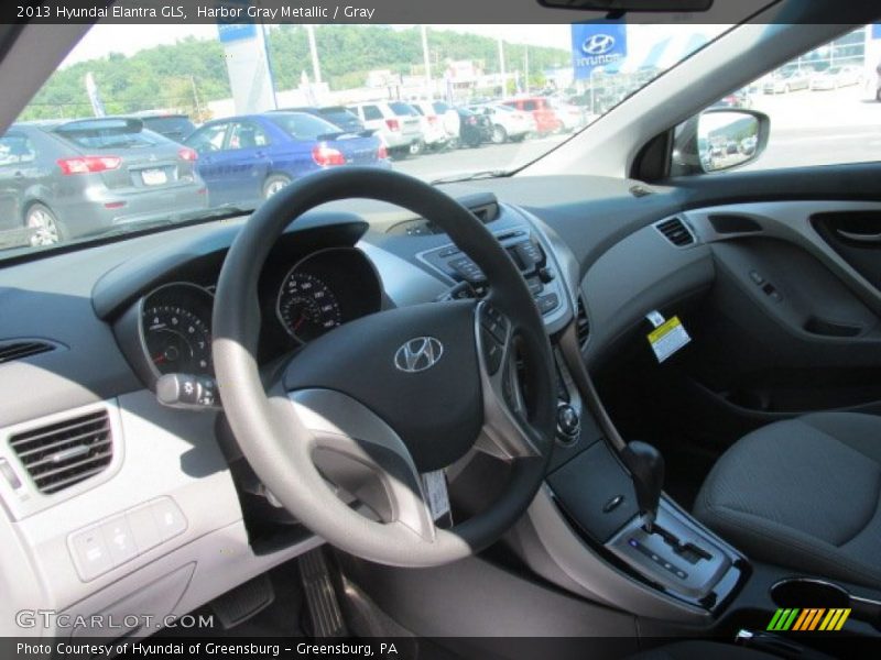 Harbor Gray Metallic / Gray 2013 Hyundai Elantra GLS