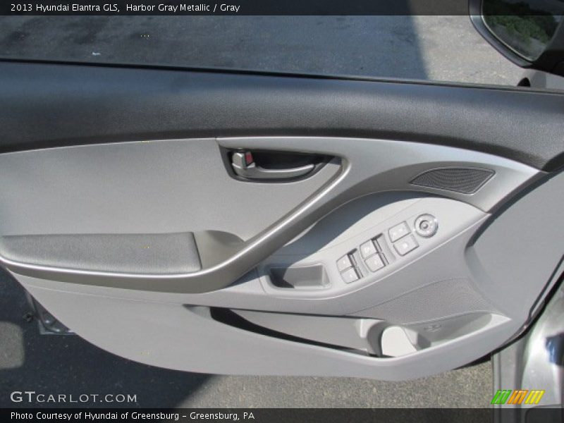 Harbor Gray Metallic / Gray 2013 Hyundai Elantra GLS