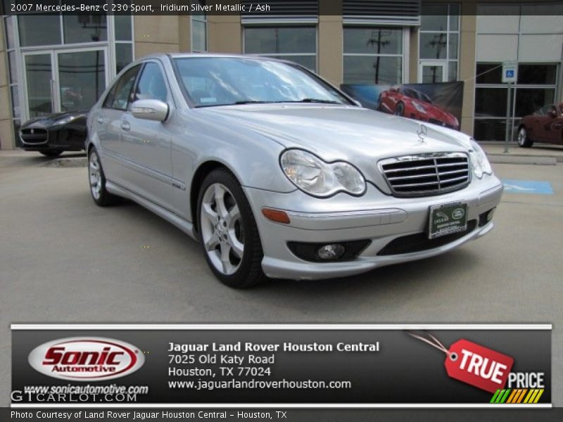 Iridium Silver Metallic / Ash 2007 Mercedes-Benz C 230 Sport