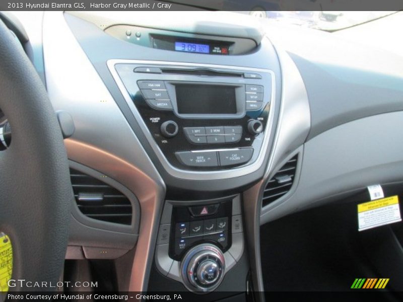 Harbor Gray Metallic / Gray 2013 Hyundai Elantra GLS