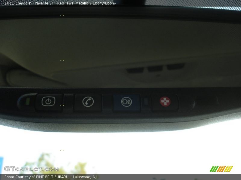 Red Jewel Metallic / Ebony/Ebony 2011 Chevrolet Traverse LT