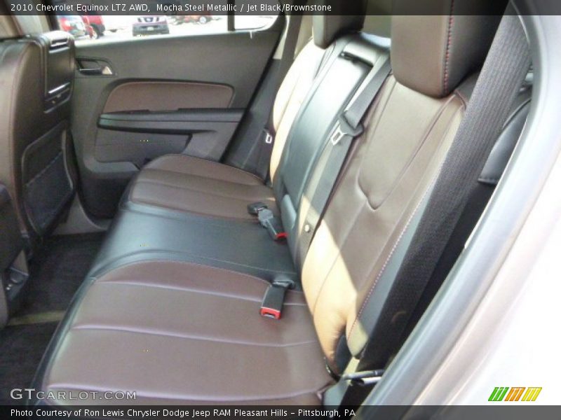 Mocha Steel Metallic / Jet Black/Brownstone 2010 Chevrolet Equinox LTZ AWD