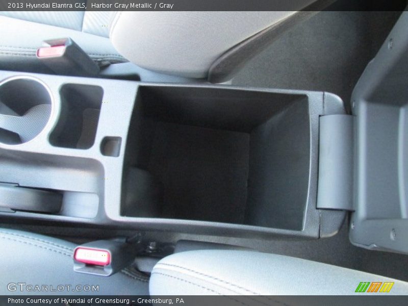 Harbor Gray Metallic / Gray 2013 Hyundai Elantra GLS