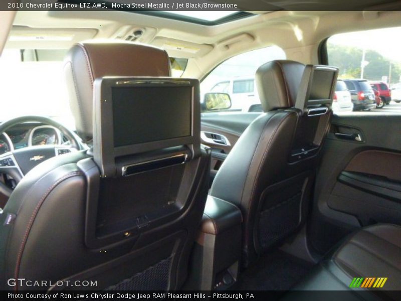 Mocha Steel Metallic / Jet Black/Brownstone 2010 Chevrolet Equinox LTZ AWD