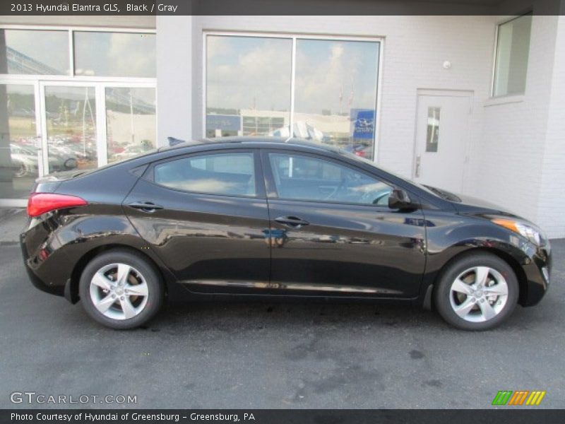 Black / Gray 2013 Hyundai Elantra GLS