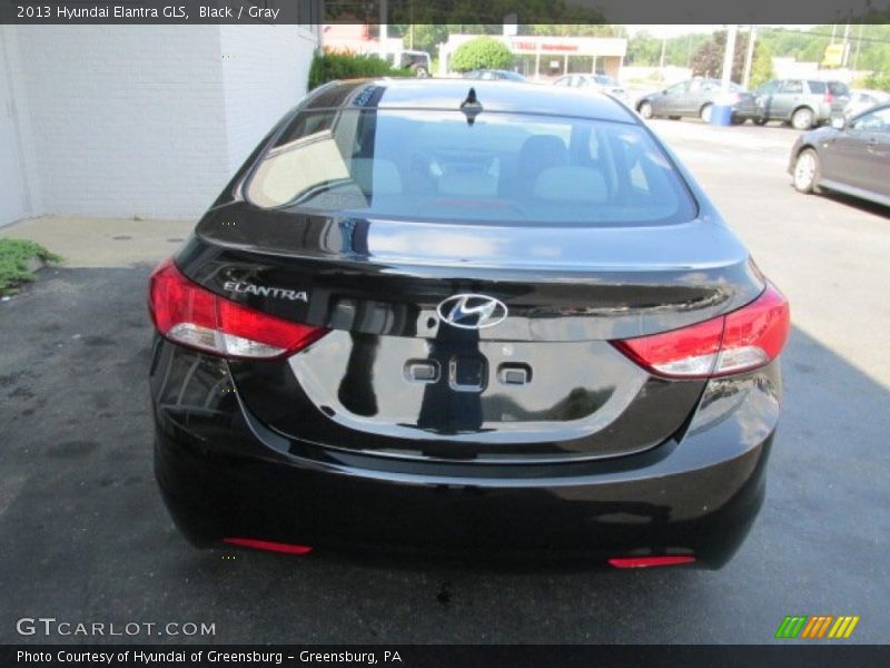 Black / Gray 2013 Hyundai Elantra GLS