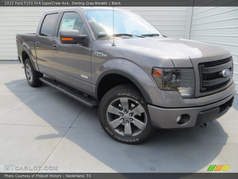 Sterling Gray Metallic / Black 2013 Ford F150 FX4 SuperCrew 4x4