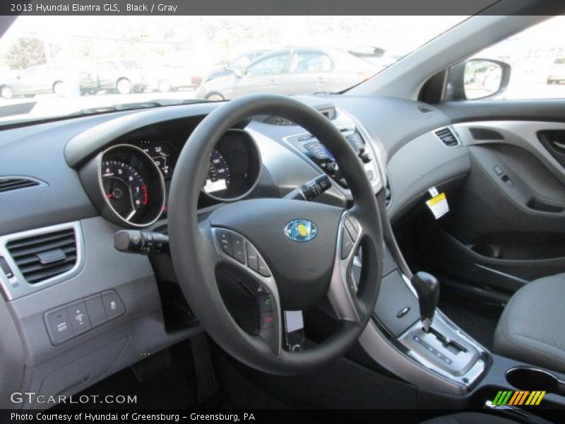 Black / Gray 2013 Hyundai Elantra GLS