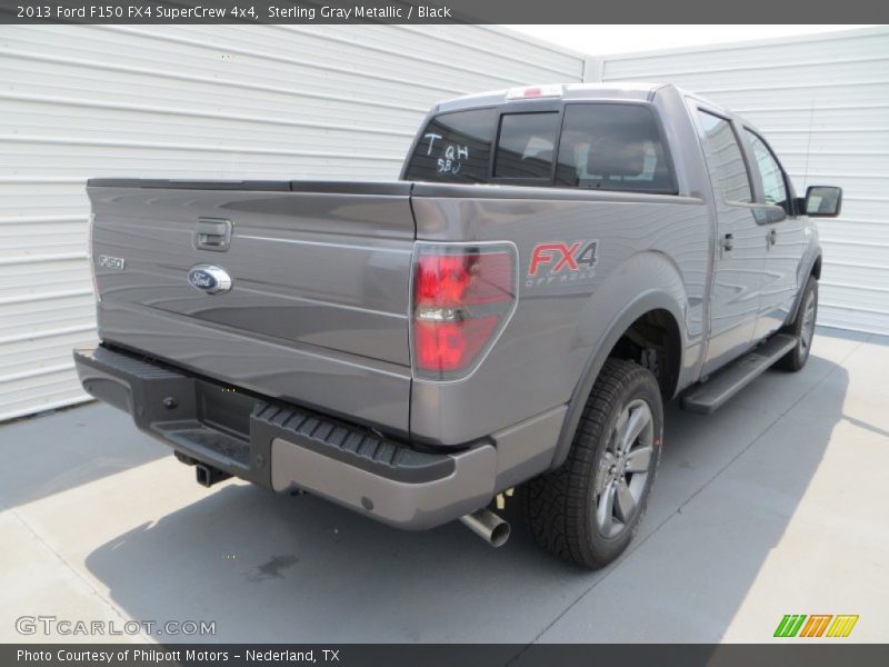 Sterling Gray Metallic / Black 2013 Ford F150 FX4 SuperCrew 4x4
