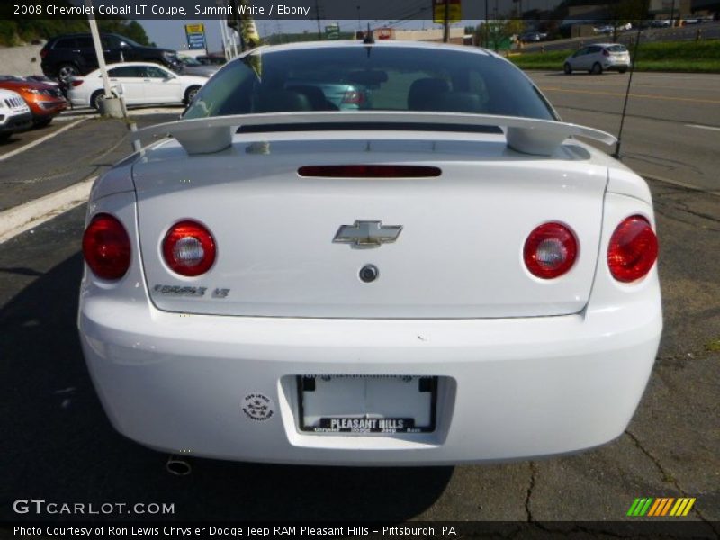 Summit White / Ebony 2008 Chevrolet Cobalt LT Coupe