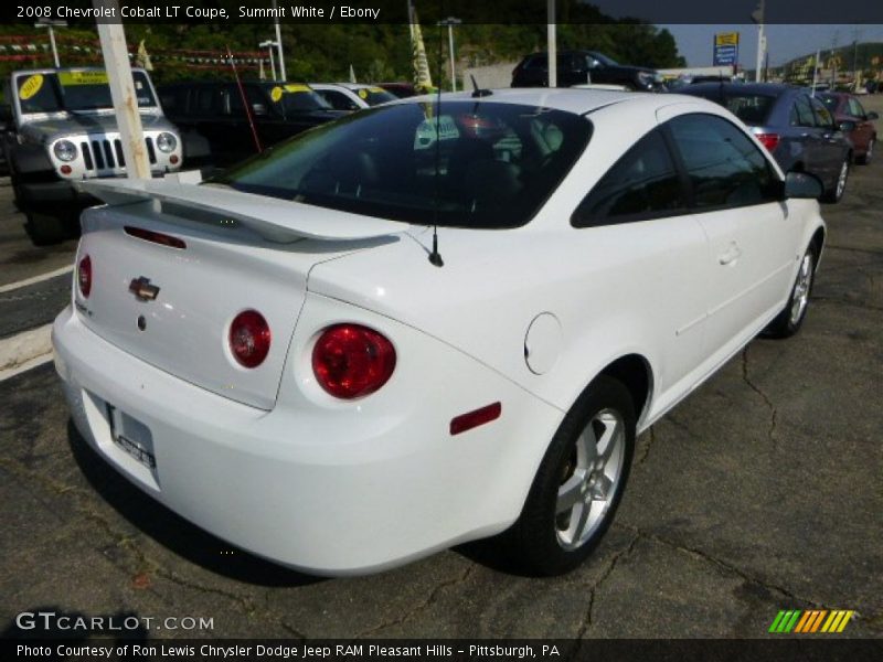 Summit White / Ebony 2008 Chevrolet Cobalt LT Coupe