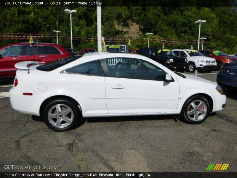 Summit White / Ebony 2008 Chevrolet Cobalt LT Coupe