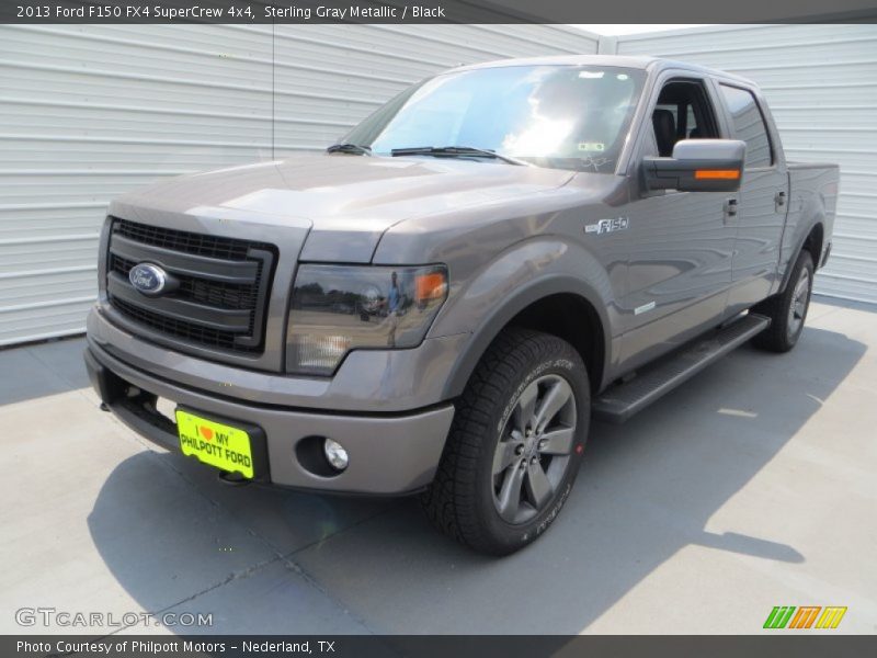 Sterling Gray Metallic / Black 2013 Ford F150 FX4 SuperCrew 4x4